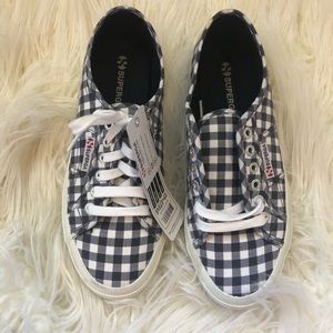 Superga gingham shoes